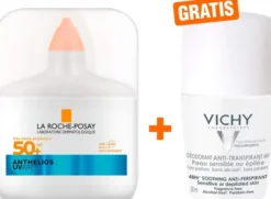 La Roche Posay Anthelios UV Air Serum LSF 50+ 50 ml + gratis Vichy Deo Roll-on Anti Flecken 48h 50 ml
