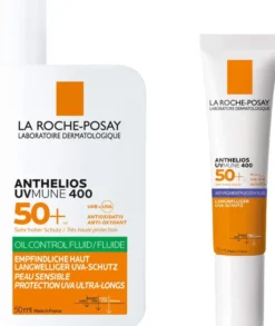 La Roche Posay Anthelios UV Mune Oil Control LSF50 50 ml Fluid + gratis Anthelios Anti-Pigment Fluid 15 ml