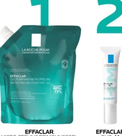 La Roche Posay Effaclar Mikro-Peeling Reinigungsgel Nachfüllpack 400 ml