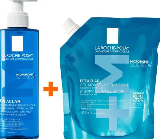 La Roche Posay Effaclar Schäumendes Reinigungsgel 400 ml + La Roche Posay Effaclar Schäum. Reinigungsgel 400 ml Refill