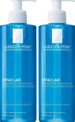 La Roche Posay Effaclar Schäumendes Reinigungsgel 2 x 400 ml