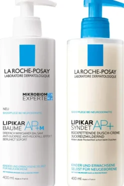La Roche Posay Lipikar Baume AP+ M Balsam 400 ml + Lipikar Syndet AP+ 400 ml Gel