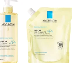 La Roche Posay Lipikar Dusch- und Badeöl AP+ 400 ml + La Roche Posay Lipikar Dusch- und Badeöl AP+ 400 ml Refill