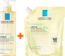 La Roche Posay Lipikar Dusch- und Badeöl AP+ 400 ml + La Roche Posay Lipikar Dusch- und Badeöl AP+ 400 ml Refill