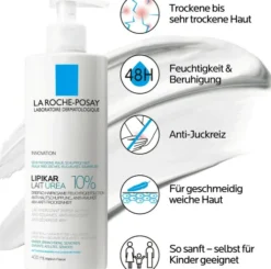 La Roche Posay Lipikar Lait Urea 10% 400 ml Milch