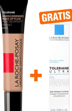La Roche Posay Toleriane Make-Up Fluid Nr.13 30 ml + gratis Roche Posay Toleriane Dermallergo Augencreme 2 ml