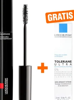 La Roche Posay Toleriane Mascara Waterproof schwarz 7,6 ml + gratis Roche Posay Toleriane Dermallergo Augencreme 2 ml