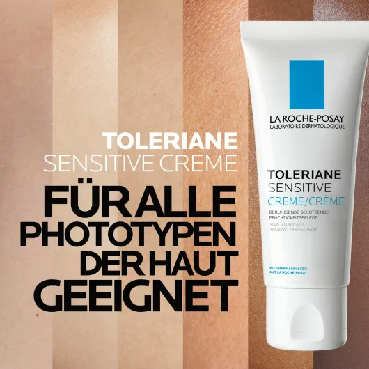 La Roche Posay Toleriane Sensitive Creme 40 ml + gratis Dermallergo Augencreme 2 ml