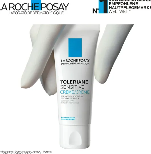La Roche Posay Toleriane Sensitive Creme 40 ml + gratis Dermallergo Augencreme 2 ml