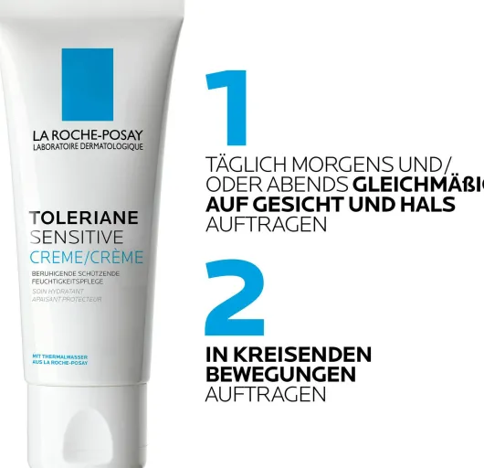 La Roche Posay Toleriane Sensitive Creme 40 ml + gratis Dermallergo Augencreme 2 ml
