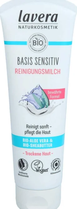 Lavera Basis Sensitiv Reinigungsmilch 125 ml