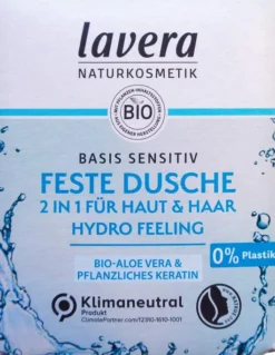 Lavera Feste Dusche 2in1 Basis Sensitiv Hydro Feeling 50 G