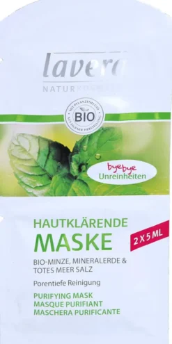 Lavera Hautklärende Maske Minze 2 X 5 ml