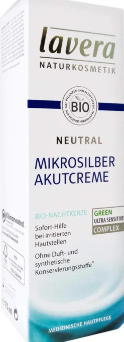 Lavera Neutral Akutcreme Mit Mikrosilber 75 ml
