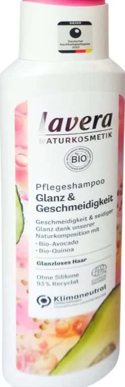 Lavera Pflegeshampoo Glanz & Geschmeidigkeit 250 ml