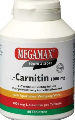 L-Carnitin 1000 mg Megamax Tabletten