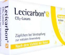 Lecicarbon S Co2 Laxans Suppositorien 10 Zäpfchen
