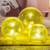LED Glas Kugeln - 3er Set