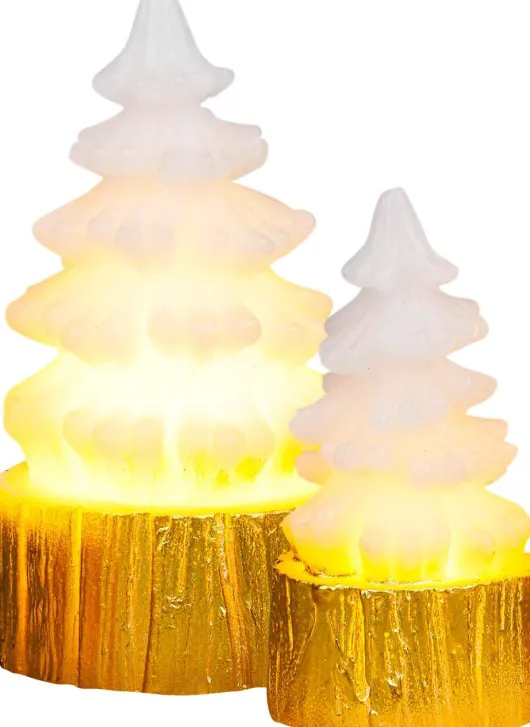 LED Weihnachtsbaum Echtwachskerzen 2 Stück