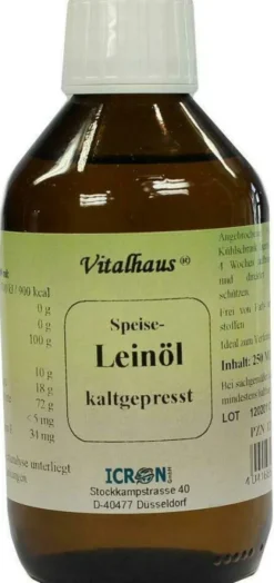 Leinöl Kaltgepresst Vitalhaus