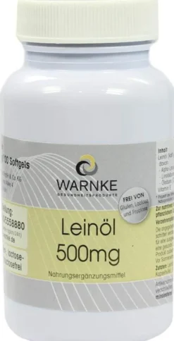 Leinöl 500 mg 100 Kapseln
