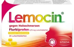 Lemocin gegen Halsschmerzen Flurbiprofen 8,75 mg Lutschtabletten