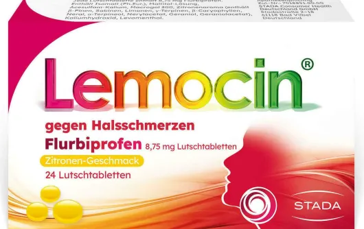 Lemocin gegen Halsschmerzen Flurbiprofen 8,75 mg Lutschtabletten