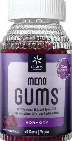 Lemon Pharma Meno Gums Brombeergeschmack 90 Stück