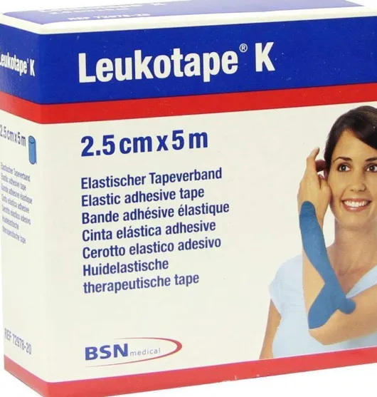 Leukotape K 2,5cm Blau