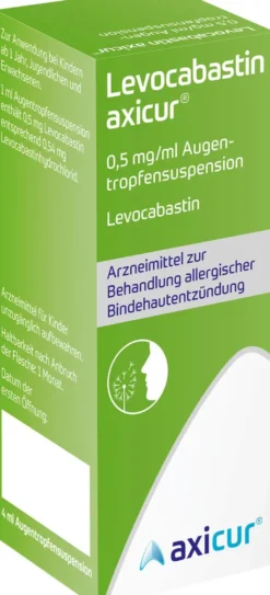 Levocabastin axicur 0,5 mg je ml 4 ml Augentropfen