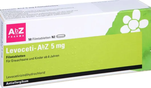 Levoceti Abz 5 mg 50 Filmtabletten