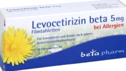 Levocetirizin Beta 5 mg 50 Filmtabletten