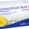 Levocetirizin Beta 5 mg 100 Filmtabletten