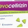 Levocetirizin Hexal bei Allergien 5 mg 6 Filmtabletten