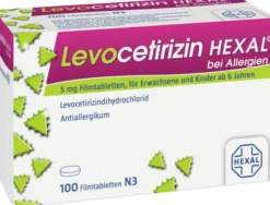 Levocetirizin Hexal bei Allergien 5 mg 100 Filmtabletten