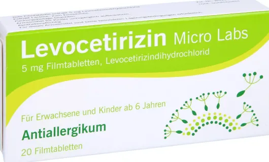 Levocetirizin Micro Labs 5 mg 20 Filmtabletten