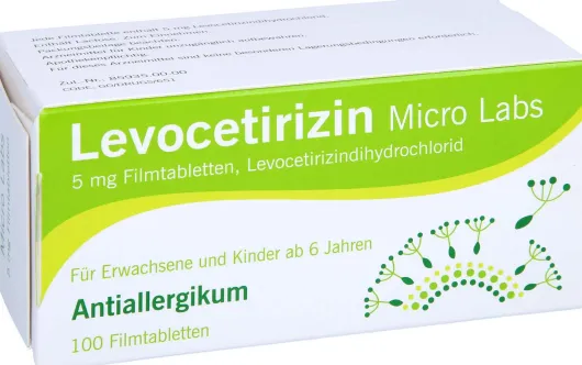Levocetirizin Micro Labs 5 mg 100 Filmtabletten