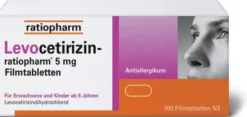 Levocetirizin ratiopharm 5 mg 100 Filmtabletten