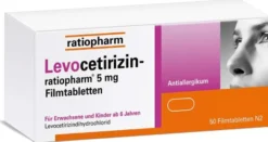 Levocetirizin Ratiopharm 5 mg 50 Filmtabletten