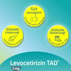Levocetirizin Tad 5 mg 50 Filmtabletten