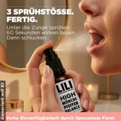 LILI Liposomal Liquids High Mönchspfeffer Balance liposomal 30 ml Spray