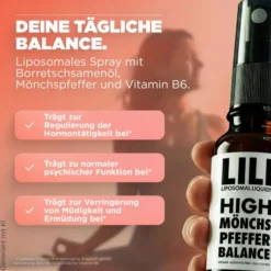 LILI Liposomal Liquids High Mönchspfeffer Balance liposomal 30 ml Spray