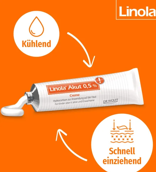 Linola Akut 0,5% 15 G Creme