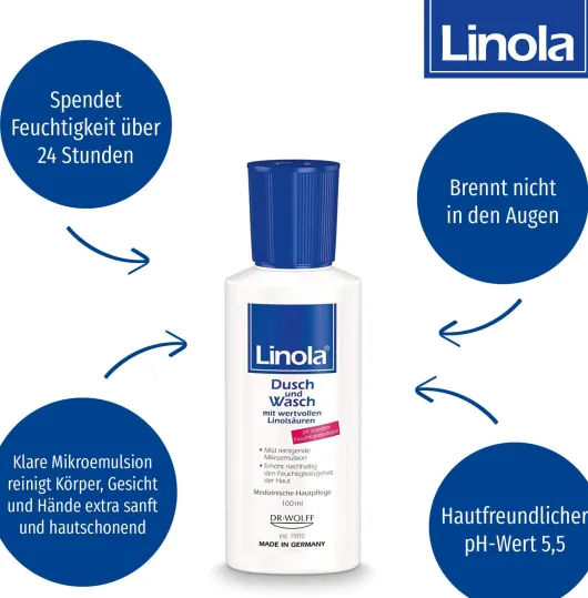 Linola Dusch und Waschlotion 100 ml