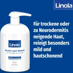Linola Dusch- und Waschlotion mit Spender 500 ml