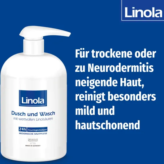 Linola Dusch- und Waschlotion mit Spender 500 ml