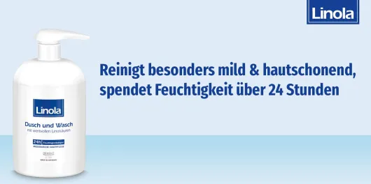 Linola Dusch- und Waschlotion mit Spender 500 ml