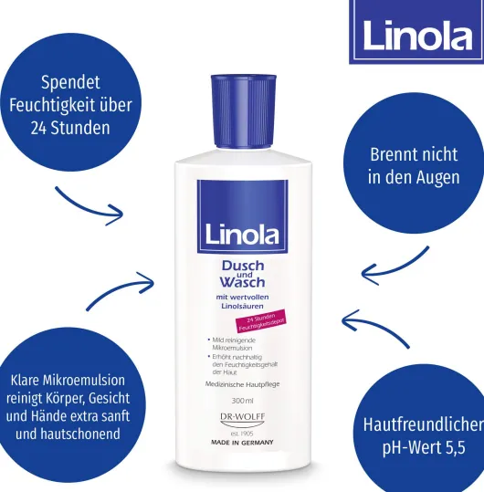 Linola Dusch- und Waschlotion 300 ml