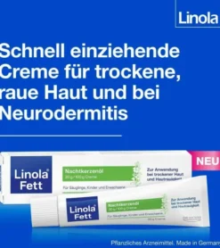 Linola Fett Nachtkerzenöl 50 g Creme