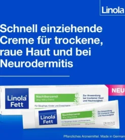 Linola Fett Nachtkerzenöl 20 g je 100 g 100 g Creme